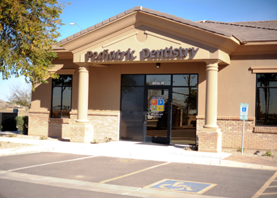 Office Front at the Pediatric Dentist Office in Casa Grande, Mesa and Chandler, AZ